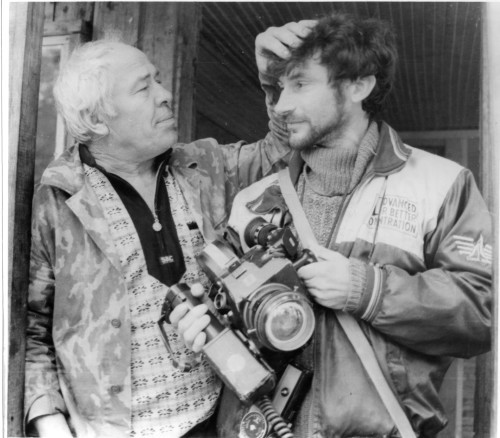 ФОТО 2 тигролов В.Круглов и режиссер А.Самойлов